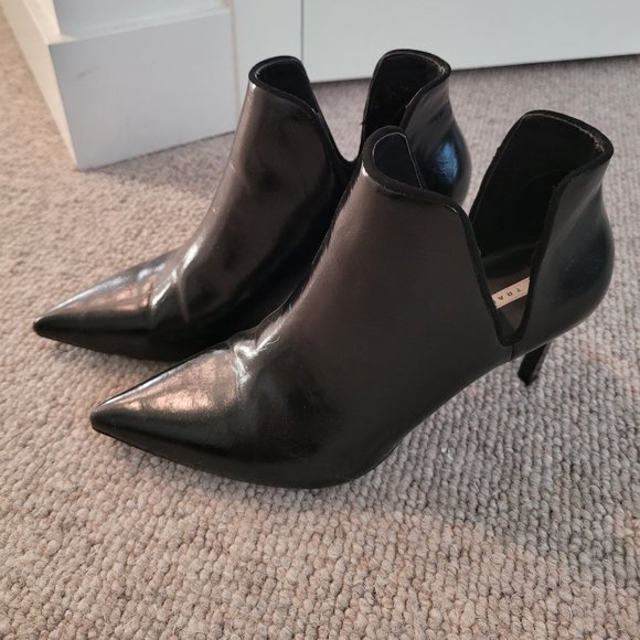 NWOT Zara Black Ankle Boots Size 7.5 - Picture 2 of 6